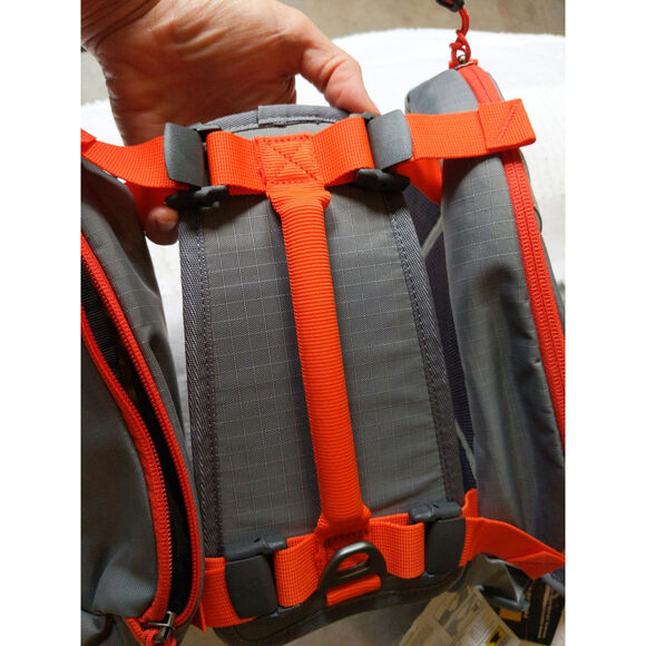 NEW Mountainsmith K9 Pack Small Dog Hiking Backpack Saddlebag Gray Orange NWT - Picture 7 of 10